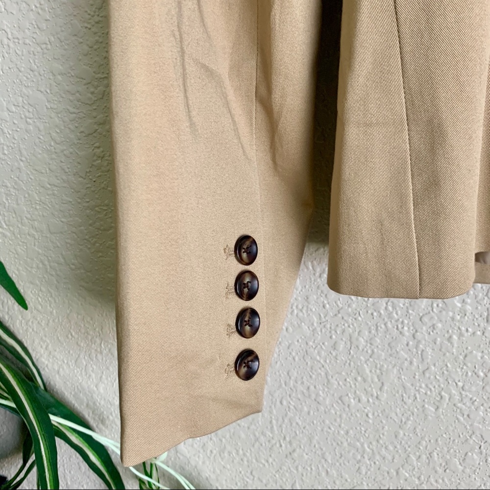 Solid Tan Blazer - image 4